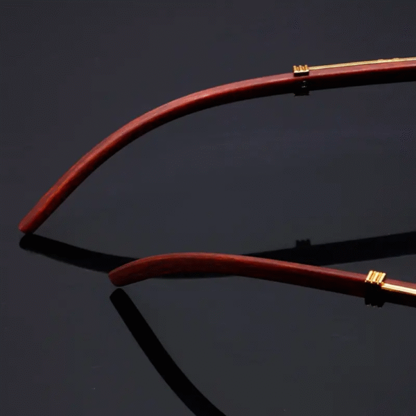 "Rectangle Frameless Glasses for Girls & Ladies – Stylish Modern Shopping Eyewear" - Image 6