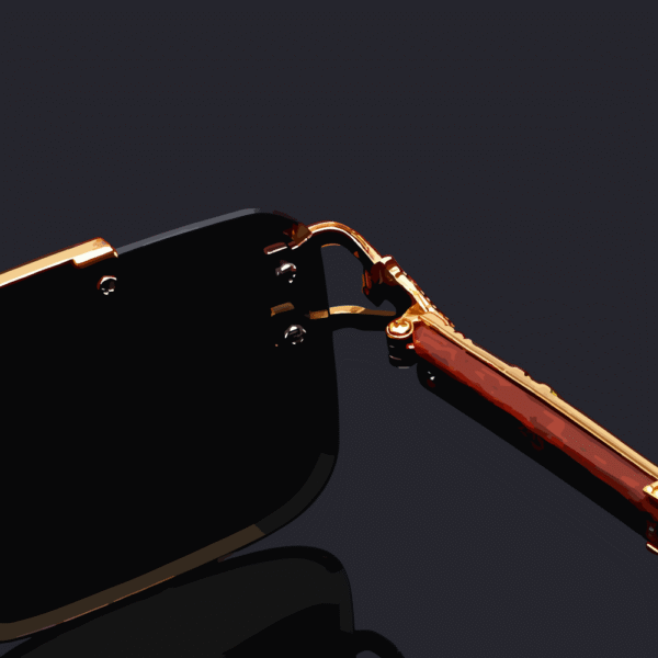 "Rectangle Frameless Glasses for Girls & Ladies – Stylish Modern Shopping Eyewear" - Image 4